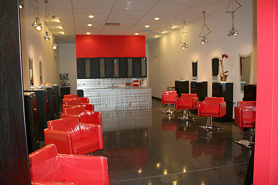 hair salon interior